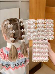 10pcs Cartoon Screw Design Hair Ties For Girls, Durable & Hair-Friendly, Suitable For Photo Shoot, Back To School Gift - Multicolor - View 2