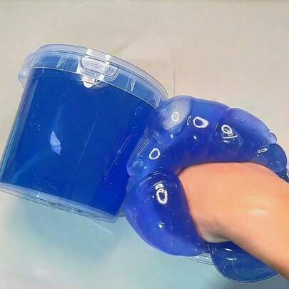 Squeezable Stress Relief Slime, Crystal Mud Stress Relief Toy, Bubble Gum Foam Stress Relief Slime Set, Soft And Non-Sticky Crystal Clay, Suitable For Parties, Gatherings, Birthdays, Back To School Gifts, Birthday Gifts