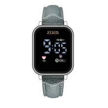 ZOEA Couple Digital Watches - 錶帶 - 淺綠色 / 錶殼 - 銀色 - 查看 1