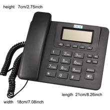 电话来电显示电话办公商务有线电话带免提扬声器家用固定电话 - 查看 2