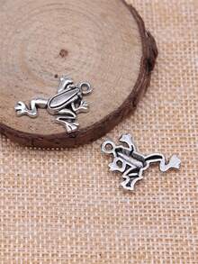20pcs 23x17mm Frog Charms Pendant For DIY Jewelry Making Necklace Keychain Phone Chain Bracelet Making Accessories Handmade Craft Making Findings - Frog - View 6