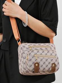 韩版高品质外套，袖口采用弹性设计，腋下饰有格纹图案，牛津布面料，适合中老年女性时尚穿着。妈妈包。 - 彩色 - 查看 6