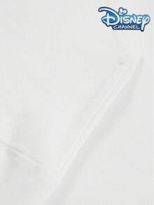 Disney Camiseta de manga corta infantil de  Stitch para niños y niñas, camiseta de algodón estampada RELAX de verano informal - Blanco - Ver 3