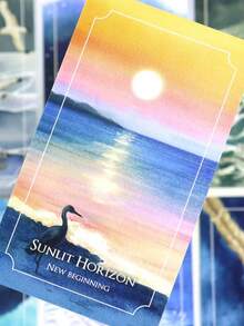 Bộ bài tiên tri Dreaming Waves, 60 lá, tiếng Anh, kích thước khoảng 10.3x6cm, bài bói toán lãng mạn, thích hợp cho các lễ hội, đám cưới, lễ hội âm nhạc, Halloween, Giáng sinh, Ngày Valentine, Ramadan, Lễ Phục sinh, Ngày Cá tháng Tư. - 1 cái - Xem 11