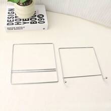 1pc Detachable Multi-Purpose Tablet/Phone Stand, Desktop Book/Recipe Display Holder, Iron Art Portable Reading Rack, Unisex Holiday Gift - Multicolor - View 6