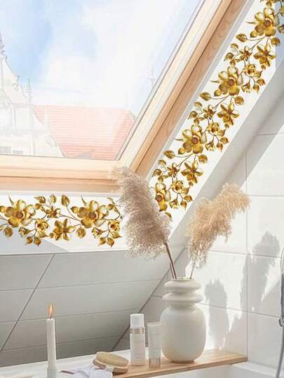 1件装 - 墙纸 - 家居办公室装饰自粘墙纸可移除墙贴，适用于墙面、客厅装饰、浴室窗户、卫生间贴纸 - 餐厅厨房墙面装饰卧室装饰