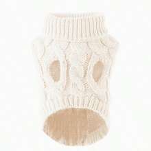 1pc Soft Knitted Pet Sweater, Warm Pullover Design, Windproof & Cold-Proof, Suitable For Daily Wear Of Small Cats And Dogs - Multicolor - View 40