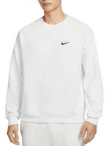 Nike Dri-Fit Logo Sweatshirt, Men's, White. - White - View 1