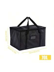 Large Capacity Insulated Cooler Bag, Beverage & Food Thermal Preservation Bag, Lunch Box, Picnic Aluminum Foil Food Basket - Multicolor - View 9