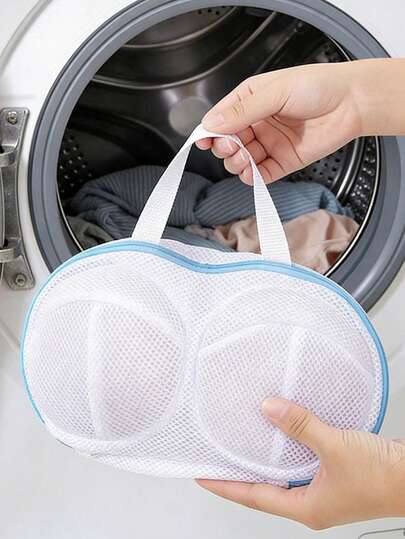 1pc Premium Mesh Underwear Laundry Bag, Bra Washing Bag For Washing Machine, Anti-Deformation Lingerie Protector Bag, Reusable Breathable Wash Pouch, Travel Storage Organizer, Household Laundry Accessories For Delicates, Intimates, Socks, Stockings, Home Organization