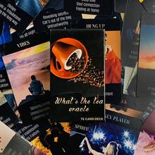 Mazo de cartas oráculo "¿Cuál es la situación del té?" de 78 cartas, tamaño 10.3*6cm - Multicolor - Ver 7