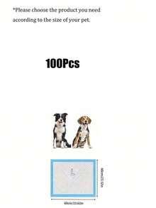 100pcs Pet Pee Pads, Dog Pee Pads, Training Pads, Thickened Pads, Urine-Proof, Essential For Pet Owners To Keep Home Clean And Odor-Free, Best Gift For Dogs, Pet Supplies, Pet Pee Pads - Multicolor - View 16