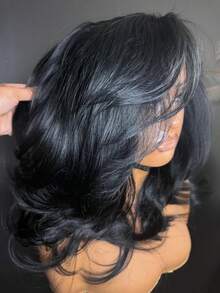 250% Density 42Inch 13x4 Body Wave Lace Front Wigs Human Hair Pre Plucked 13x6 Frontal Wigs Human Hair HD Lace Body Wave Wig  6x5 Glueless Human Hair Wigs For Womenn - Natural Black - 查看 1