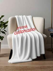 1件定制照片法兰绒毯 - 个性化印花羊毛毯，可机洗，四季皆宜的柔软床罩，适合情侣、周年纪念日、婚礼、情人节礼物，现代家居装饰，个性化毯子，圣诞节、婚礼季、复活节、生日送给家人和朋友的最佳礼物（请上传清晰的图片） - 彩色 - 查看 15