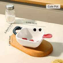 可爱的动物造型餐盘，动物图案为用餐增添乐趣，可用作小零食盘、调味碟，适合日常使用和送礼。 - 彩色 - 查看 13