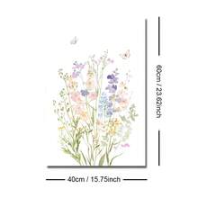 1/3pcs Set Unframed Wildflower Nursery Canvas Poster Boho Botancial Floral Butterfly Wall Art Print Minimalist Girl Room Aesthetic Decor Painting For Apartment,Living Room,Bedroom,Modern Home Decoration - A - View 18