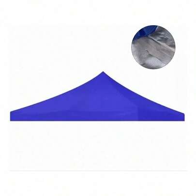 Lona de repuesto para sombrilla extragrande (sin marco), lona de repuesto para carpa plegable de jardín exterior, largo 300 cm/118,11 pulgadas, ancho 300 cm/118,11 pulgadas, lona de repuesto para toldo plegable impermeable, lona de repuesto para sombrilla plegable impermeable para exteriores.