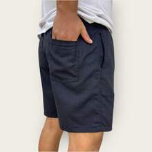 Kit 3 Bermuda Cargo Linen Premium Shorts Mauricinho Men's Casual Basic Comfortable - Mustard Yellow - View 9