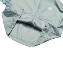 Adidas Women's Jacket/Coat, HYG WINDY Casual Soft Jacket KC7654 - Wonderful Light Gray-green/white - View 7