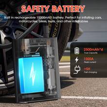 Carsun Portable Car Jump Starter And Air Compressor, 4-In-1 Air Pump With Rear Storage Box, 150PSI 22 Cylinder, Fast Inflation, 10000mAh, Wireless Digital Display Version, With Car Emergency Jump Starter Power, Equipped With LED Light, Suitable For RVs, Off-Road Vehicles, Trucks, Etc. - Wireless - View 8