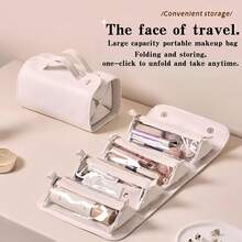 High-Quality Toiletry & Makeup Organizer Bag, Portable 4-In-1 Large Capacity Detachable Travel Cosmetic Bag - Multicolor - View 11