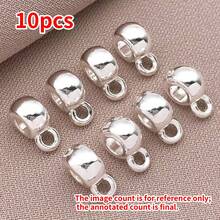 Bộ 10 khóa cài nối bằng đồng mạ vàng 18K và bạch kim bạc dày dặn, kích thước 8x6x3.5mm, kiểu dáng tối giản thanh lịch, thích hợp cho đám cưới và tiệc tùng. - Nhiều màu - Xem 16