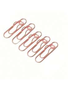 1/5pcs Stainless Steel Metal Clips Set, Multi-Functional Office & Study Organizer With Pen Holder, Stand & Hook Design, Ideal Notebook & Journal Accessories - View 13