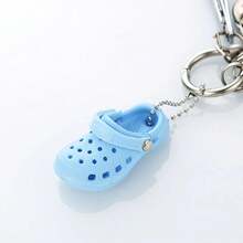 3D New Mini Shoes Shape Keychain PVC Shoe Charms For Clogs Accessories Women Beach Bag Sandals Buckle Pin DIY Jewelry Decoration 2FWU - 卡其色 - 查看 11