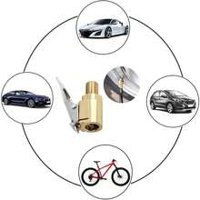 8mm Tire Air Chuck With Clip Adapter, No Leakage Tire Chucks For Vehicle Inflator Compressor Pump Connect Accessories Tool, Brass Locking Tire Inflator Nozzle Adapter Connect 8mm - C-4Pcs - View 8