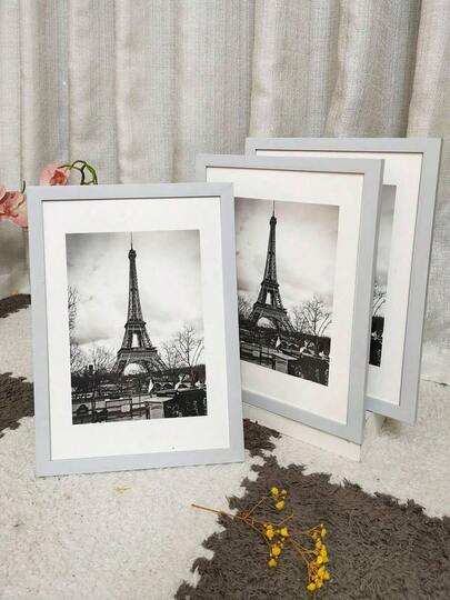 3 Packs Photo Frames Set |   Stand Or Hang |   Vertical/Horizontal Use |   Fits Any Decor & Photo Theme |   Gift & Holiday Decoration |   Black/White |   4 Sizes: 10x15cm,15x20cm,20x25cm,A4 Home Decoration Accessories Commemorative Picture Frames