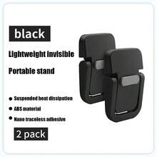 2 buah Stand Laptop ABS Lipat Ergonomis Ringkas yang Dapat Diatur Ketinggiannya, Cocok untuk Meja, Meja atau Tempat Tidur, Sangat Bagus untuk Bekerja, Belajar atau Bermain Game - View 6