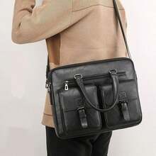 Men Briefcase - Czarne - Zobacz 8
