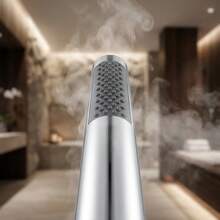 High Pressure Handheld Shower Head, Strong Water Flow, Luxury Bathroom Spray, Single Function, Plated Bathroom Set, Essential Bathing Gadget For Holidays - sliver-1pc - View 4