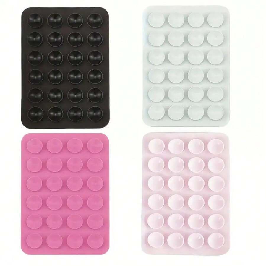 4 miếng hút chân không bằng silicon phù hợp cho điện thoại thông minh và máy tính bảng, giá đỡ điện thoại hình bạch tuộc nhiều màu sắc, phụ kiện máy tính bảng, miếng dán máy tính bảng, tay cầm máy tính bảng, thiết kế sống động, chất liệu dẻo, giá đỡ điện thoại màu xanh dương/ô tô, miếng dán điện thoại, giá đỡ lò xo điện thoại, phụ kiện điện thoại, giá đỡ, tay cầm lò xo điện thoại, quà tặng sinh nhật - Nhiều màu - Xem 1