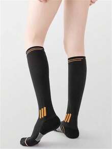 1/6 Pairs Thin Yoga Fitness Sports Compression Knee High Socks, Spring/Summer - Multicolor - View 4