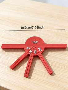 1 Set Of Protractor Teaching Tools [Including 180°+45°+45°+60°+30°], Math Tools, Geometric Angle Display Tools, Math Teaching Aids, Learning Tools, Angle Identification Tools - View 7