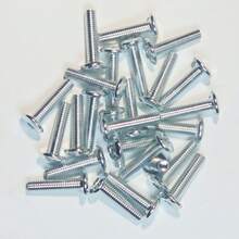 52pcs M6 X 25mm Hex Socket Head Cap Screws, Flat Head Screws And Nuts Set, Fully Threaded, Includes 25pcs Flat Head Screws, 25pcs Nuts And 2pcs Hex Wrenches - Set - View 4