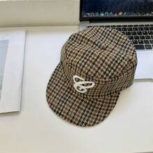 1 chiếc mũ lưỡi trai kiểu retro, vành mũ thêu chữ, họa tiết da báo, phong cách đường phố thường ngày, mũ snapback unisex - Nhiều màu - Xem 11