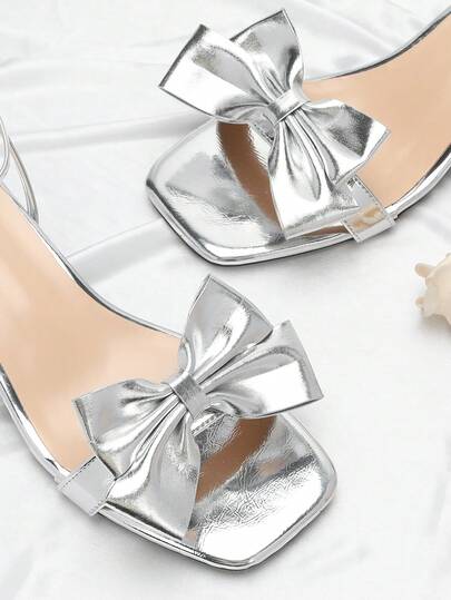 2 piezas Clips para zapatos de cuero PU de lujo minimalista de doble capa desmontables con lazo