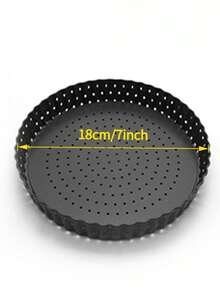 Small Carbon Steel Pizza Pan With Holes, Thickened, 5.5 Inch/7 Inch Non-Stick Baking Tray, High Temperature Resistant, Easy To Clean - View 9