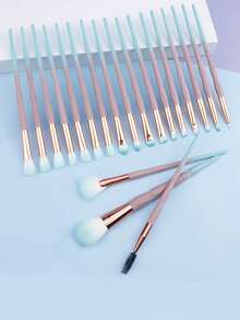 20Pcs Diamond Makeup Brushes Set Powder Foundation Blush Blending Eye Shadow Lip Cosmetic Beauty Make Up Brush Pincel Maquiagem - Multicolor - View 7