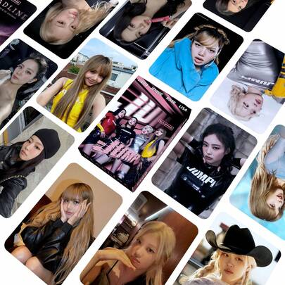 55PCS Brand-New BLA,CKPI,NK High-Definition Photocards Are Here! Featuring Stunning Visuals Of All Four Members, Including Iconic Stage Moments, High-End Fashion Shoots, Elegant Event Looks And Aesthetic Daily Photos.