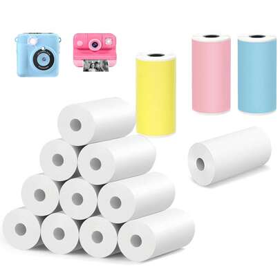 13 Rollen Sofortbildfilm Nachfüllpapier für Sofortbildkameras, Fotodruck Thermopapierrolle kompatibel mit den meisten Sofortkameras