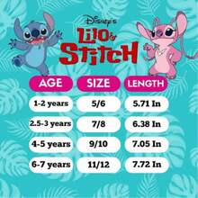 Disney Lilo & Stitch Dual Sizes Slippers Kids' (Toddler / Little Kid) - Màu tím - Xem 8