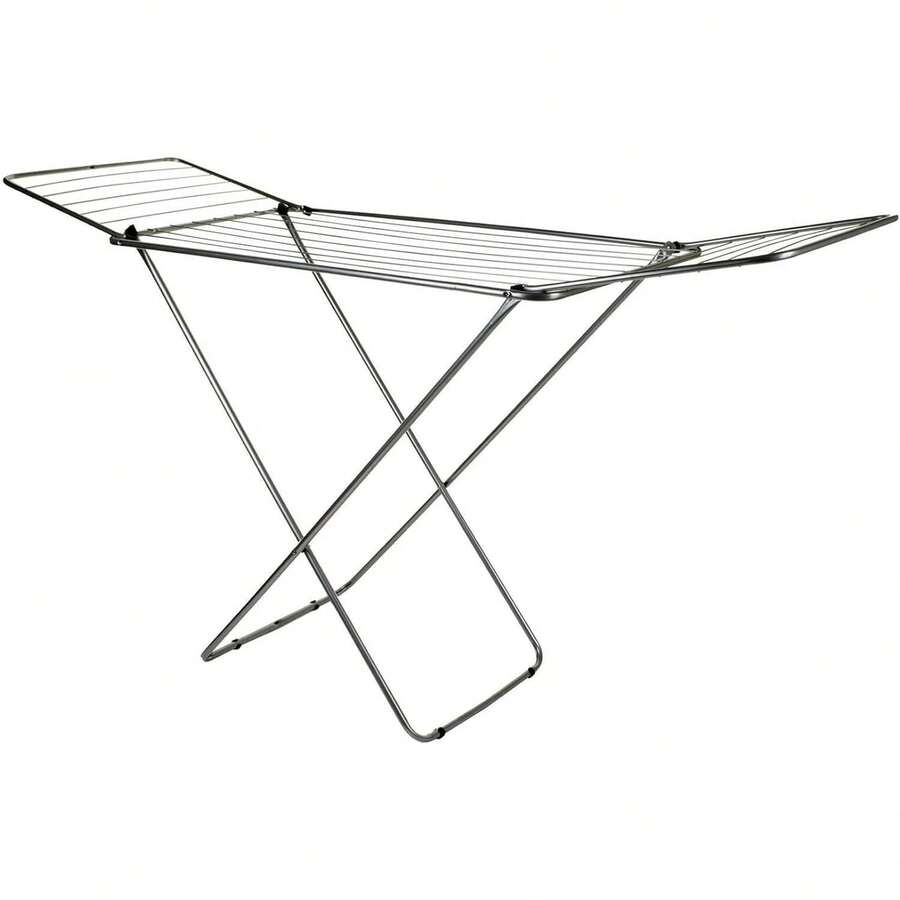 FOLDING LAUNDRY DRYER HORSE WITH 18M DRYING SPACE, WINGED AIRER FOR CLOTHES DRYING RACK - A - View 1