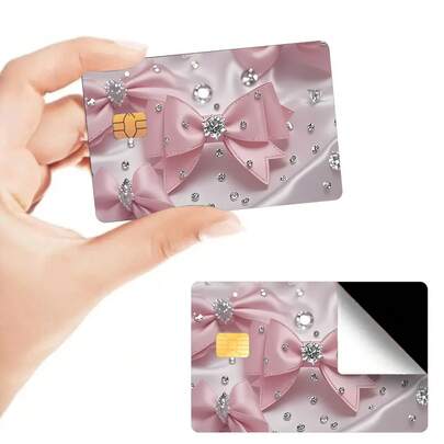 2pcs Colorful Credit Card Skin Stickers, Waterproof Scratch-Resistant Personalized Decorative Protective Stickers, Suitable For Credit/Debit/Transit Cards