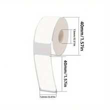 P15 Label Printer Sticker 12*40mm Label Tape Thermal Printer Paper 160pcs/Roll Compatible Phomemo D30 Marklife P12 P11 Labelle - 12*40 - View 13