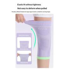 1PC Lightweight Compression Silicone Shock-Absorbing Knee Support, Patella Stabilizing Knee Brace, Suitable For Running, Cycling, Hiking And Training. - Multicolor - View 8