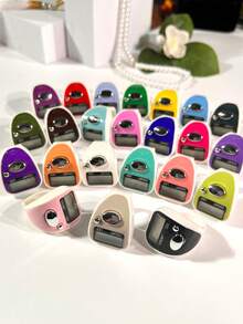 Contador de anillo digital LED silencioso, herramienta de conteo de cuentas de oración islámica, contador portátil preciso - Multicolor - Ver 12