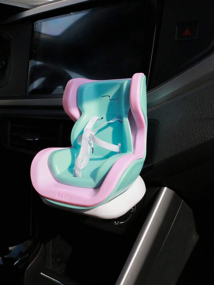 1pc For Labubu Compatible Car Safety Seat Models - Display Stand Suitable For Vehicle Or Desktop Decoration, Collecting Toy Accessories, Suitable For Use As Birthday, New Year, Party Gifts. - Multicolor - View 6